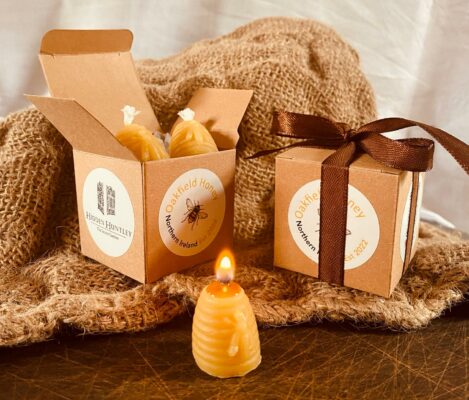 Beeswax candle